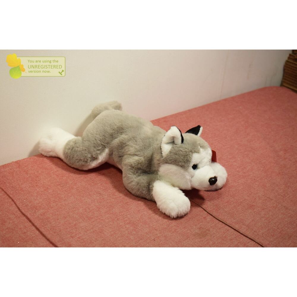FAO Schwarz Husky 15" Stuffed Animal Plush